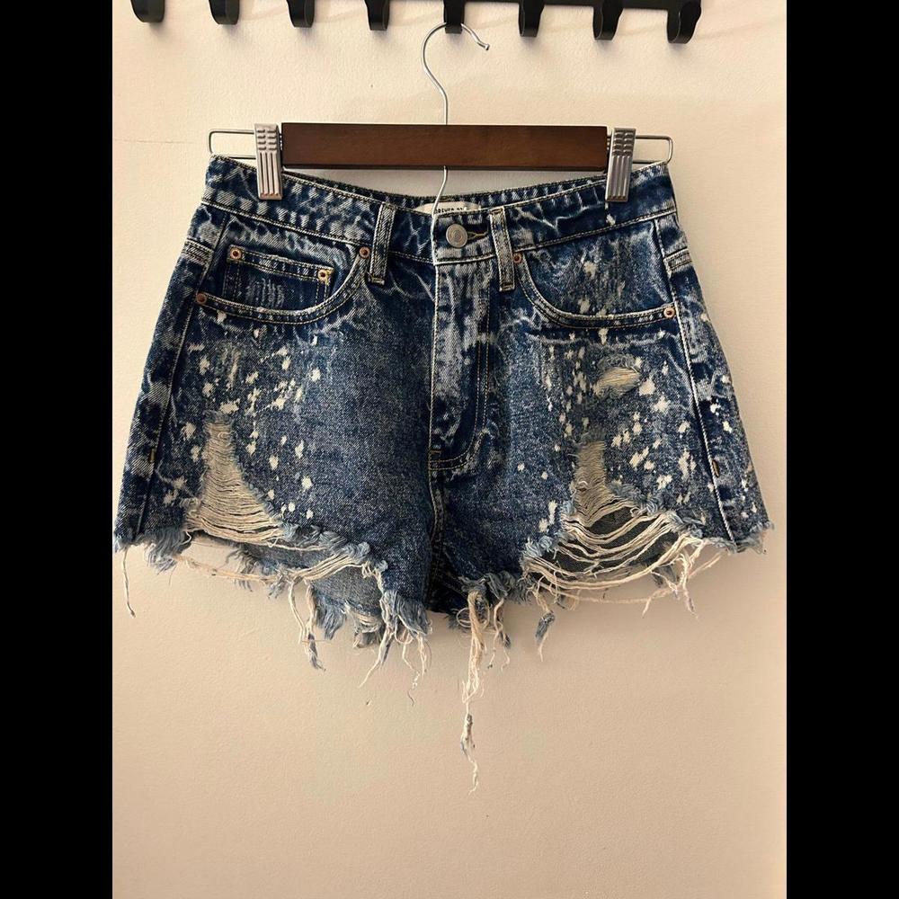 Bleach Distressed Forever21 Jean Shorts